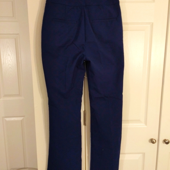 New York and Company Blue Barely Bootcut High-Rise Pant, Women's Size 4 Tall - Picture 6 of 8
